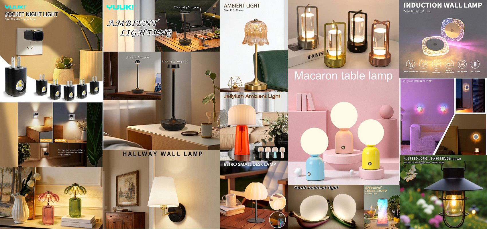 Стоне лампе - Кантонски сајам - ЛЕД расвета