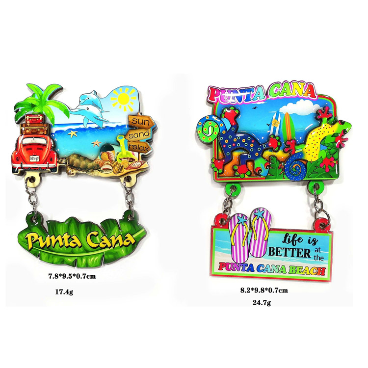 3Д прилагодљиви магнет за сувенир медитеранског дизајна