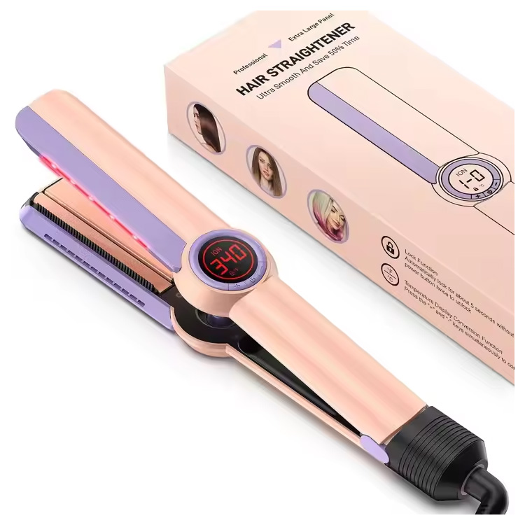 Висококвалитетна пегла за косу са широким плочама